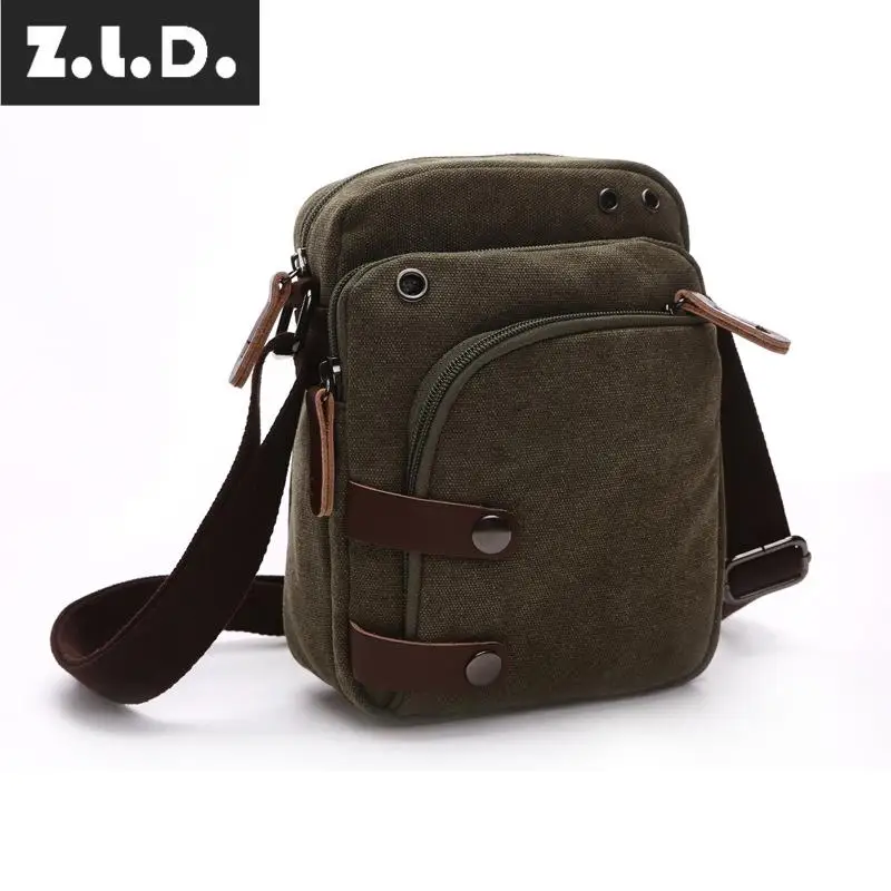 Z.L.D. Новая модная холщовая женская сумка через плечо многофункциональная