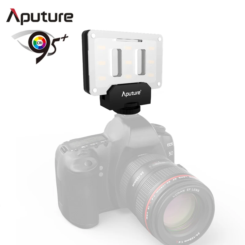 

Aputure AL M9 LCI/CRI 95+ on camera fill light USB rechargeable light photography equipment light for video camera selfie light