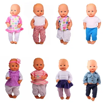 

13inch Doll Clothes 35CM Nenuco Ropa Accesorios Nenuco y su Hermanita 8 Different Styles Casual Clothes Best Girl DIY Toy Gift