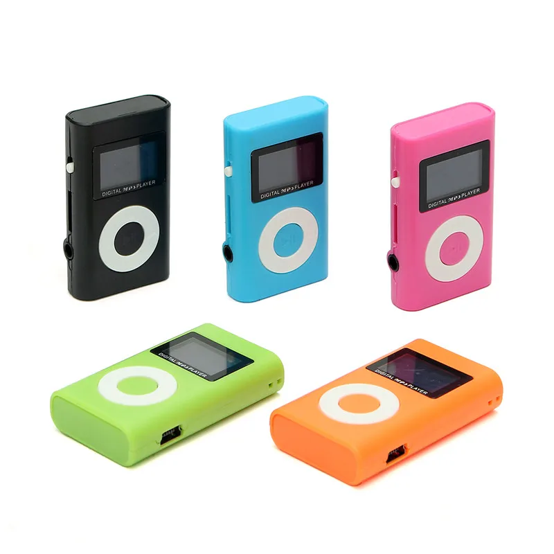 4 часа воспроизведения MP3-плеер USB клип 32 Гб слот карты Micro SD+ наушники оранжевый синий зеленый черный розовый напрямую подключить зарядку