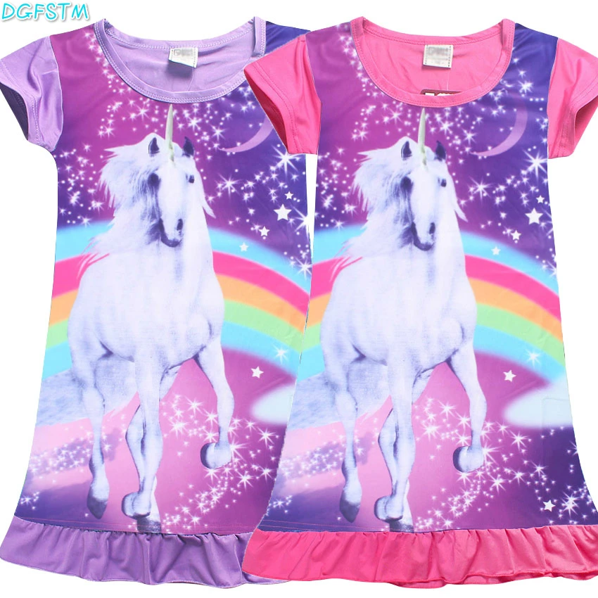 

New trolls Children Dress Clothing Summer Dresses Girls Baby Pajamas Costume Princess Nightgown Vestidos Infantis girl Clothes