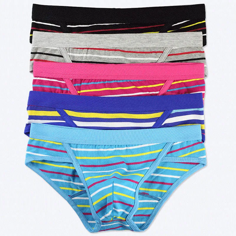 Czzlolo мужское нижнее белье Модные Cueca сексуальные шорты полосатые повседневные