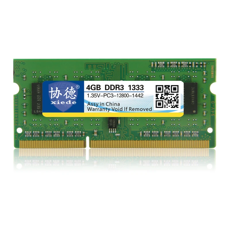 Xiede 1,35 v память для ноутбука DDR3L 1333 МГц 8 ГБ 4 ГБ 2 ГБ для ноутбука Sodimm Memoria совместима с DDR3 L 1066 МГц 4 Гб