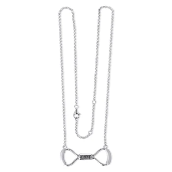 

8.6g Weight Sports Jewelry 925 silver Strong Necklace Fitness Equipment Jewelry fits for men & women GW Jewelry XLY019H20