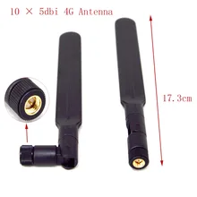 10 шт. 4 г всенаправленная антенна 5dbi Воздушная SMA разъем 4 ГГц антенна 17,3 см
