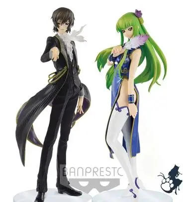 Оригинальный BANPRESTO EXQ Lelouch vi Lamperouge Britannia zero C.C. Фигурка японского аниме код GEASS