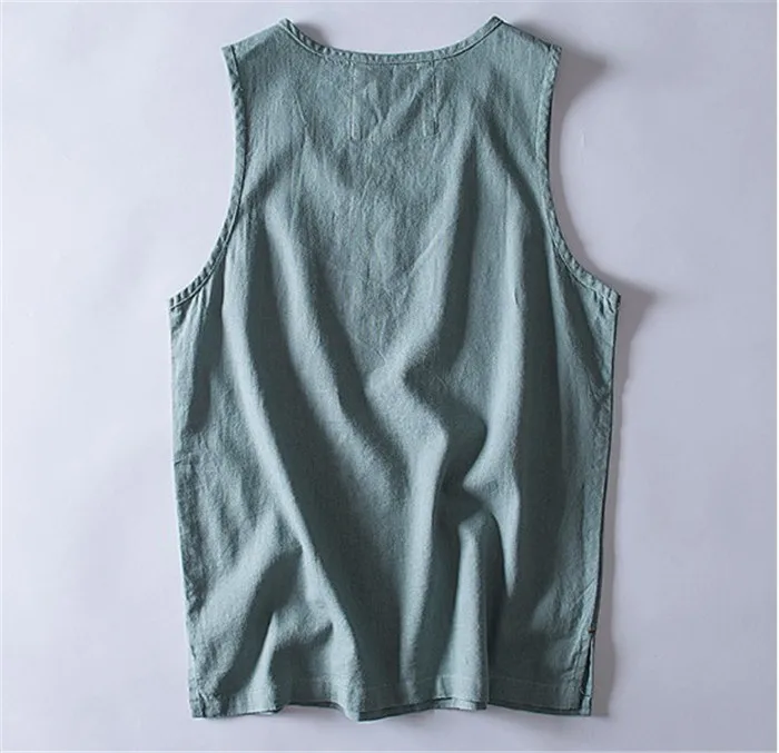 Лиене хлопок майка Для мужчин Summmer Повседневное свободные тонкие Ropa Hombre Modis Camiseta грех манга Hombre плюс Размеры Для мужчин топы Ds50470