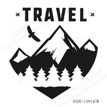 

New Arrival TRAVAL FREEDOM Decals individuality creative car Stickers Car-Styling Motorcycles Decoration