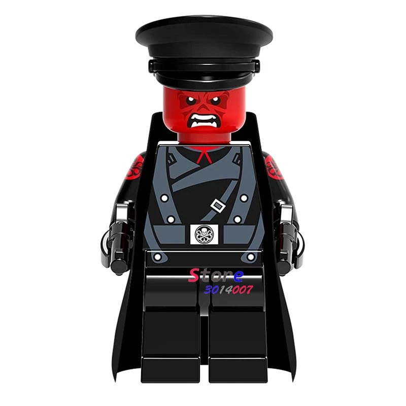 

Single star wars super hero marvel dc comics Marvel Hydra Red Skull building blocks models bricks toys for children kits
