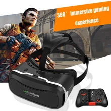 2016 Shinecon VR 2.0 Version Google cardboard VR BOX with Headphone VR Virtual Reality 3D Glasses For 4.7 – 6.2 inch Smartphone