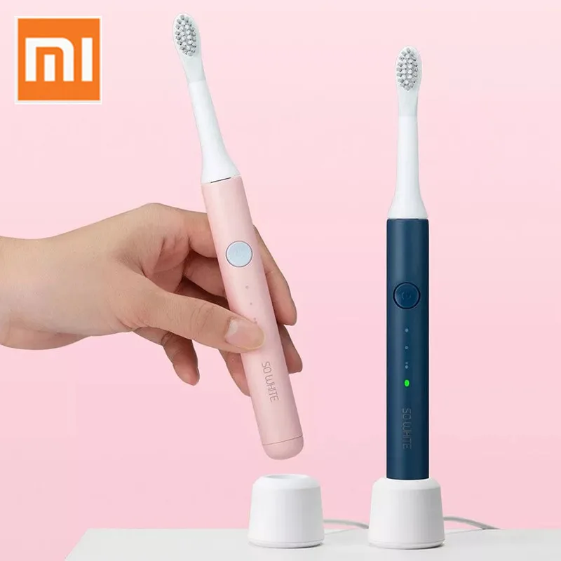 

Xiaomi youpin 2pcs Tooth brush Heads For SO WHITE EX3 Sonic Electric Toothbrush