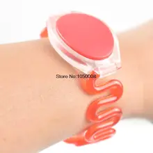 500pcs/lot 125Khz RFID Wristband Bracelet Silicone EM4100 Waterproof Proximity Smart Card Watch Type for Access Control