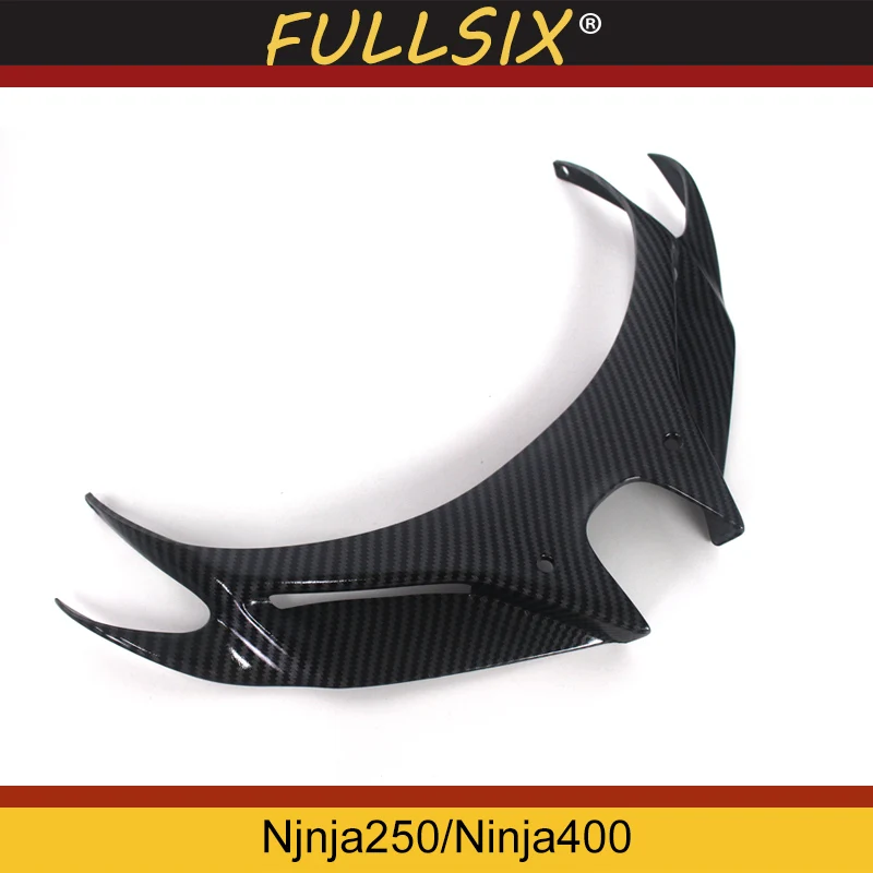

FOR KAWASAKI Ninja 250 Ninja 400 2018-2019 Motorcycle Front Fairing Aerodynamic Winglets ABS Plastic Cover Protection Guards