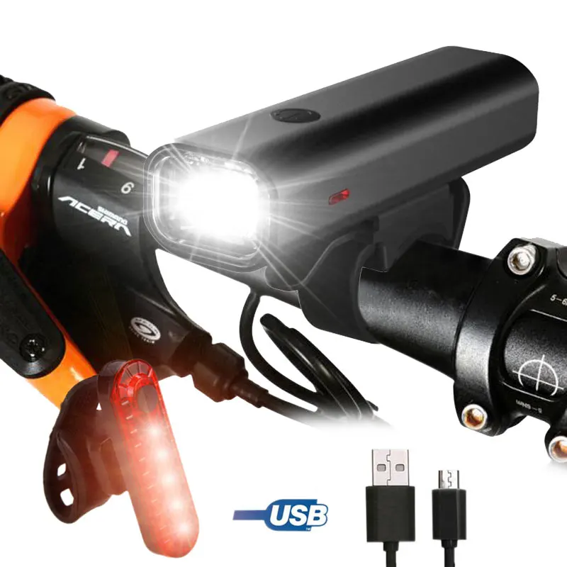

Waterproof XPG Bicycle Light USB Rechargeable 360 Lumen Front Bike Headlight Lamp with 2000MA Built-in Battery