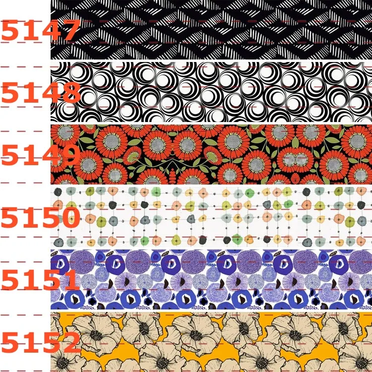 

10yards -different sizes - ribbon Geometric pattern printed Grosgrain ribbon