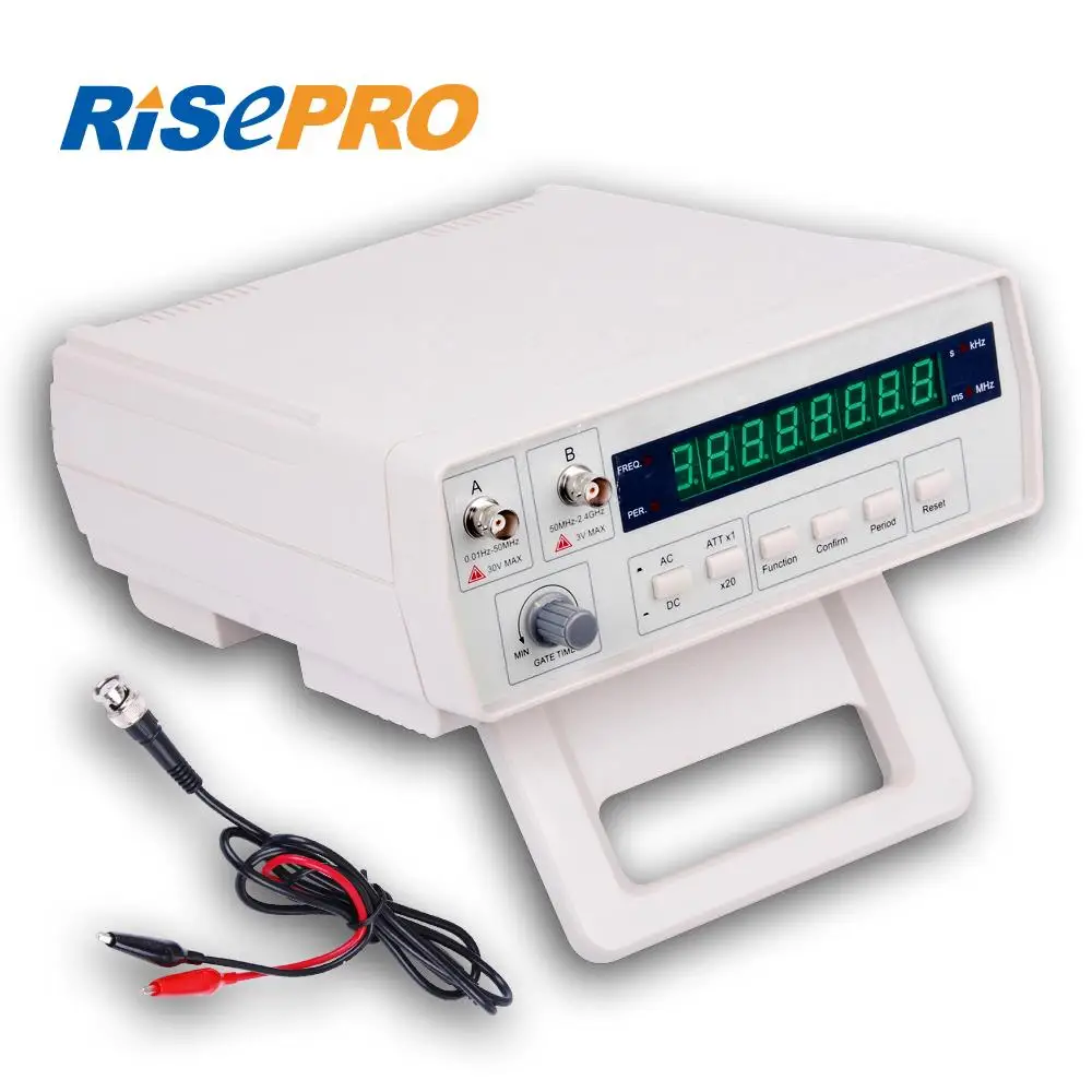 Risepro VC3165 Radio Frequency Counter RF Meter 0.01Hz2.4GHz Victor