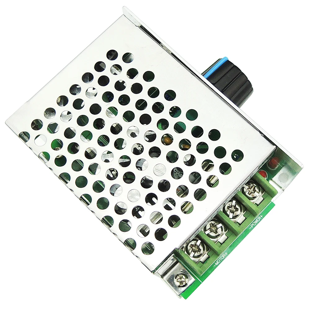

Brand New 10V-60VDC 20A PWM DC Motor Speed Controller with Shell Cover Adjutable Speed Driver Switch