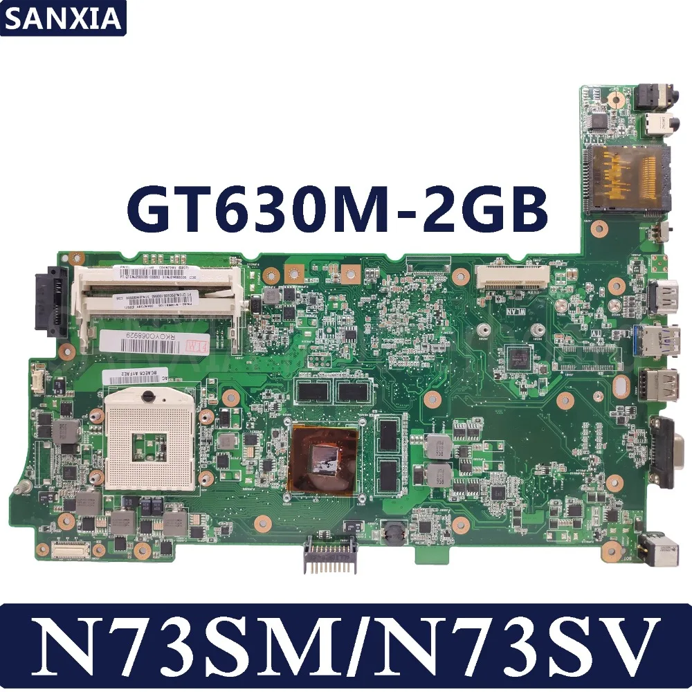 Материнская плата KEFU N73SV для ноутбука ASUS N73SM N73S N73 протестированная оригинальная