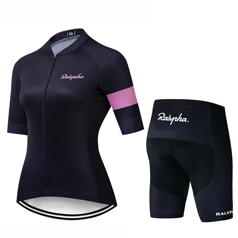 Conjunto de Jersey de Ciclismo Rapha 2019 para Mujer verano Mtb bicicleta de montaña Ropa de Ciclismo Ropa de Mujer transpirable Conjunto de Jersey de Ciclismo Rapha 2019 para Mujer verano Mtb bicicleta de montaña Ropa de Ciclismo Ropa de Mujer transpirable