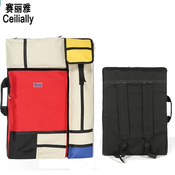 

Fashion Painting Board Bag 4K Waterproof Portable Sketch Large Capacity Travel Shoulder Sketchpad Drawing Board Bag