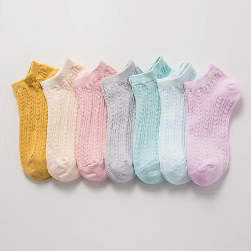 Весенние новые женские дышащие хлопковые носки, цветные носки, носки для колледжа, 10 пар