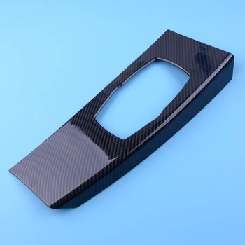 

DWCX Car Multi-Media Button Switch Cover Trim ABS Carbon Fiber Texture Decoration Fit for BMW X3 X4 2018