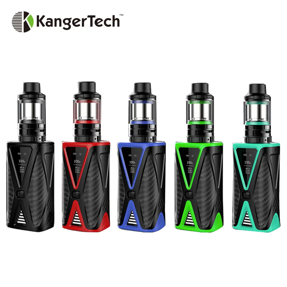 

Original Kangertech Spider 200W TC Kit with 2ml/4ml with FIVE 6 Mini Tank & Built-in 4200mAh Battery Long Time Vaping Vape Kit