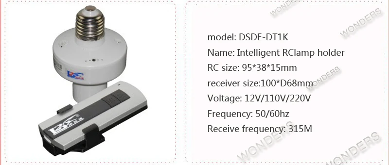  1/2/3/4*E27 Wireless Remote Control Light Lamp base oN/off Switch Socket Holder rc smart device 110 - 32697290382