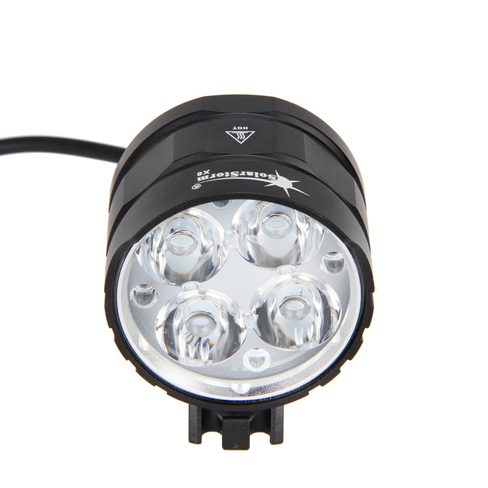Top SolarStorm 8000LM 4x XML T6 LED Head Front Bike Lamp Bicycle light Cycling Lamp Flashlight Torch +6x18650 Battery+ Taillight 12 Top SolarStorm 8000LM 4x XML T6 LED Head Front Bike Lamp Bicycle light Cycling Lamp Flashlight Torch +6x18650 Battery+ Taillight 12