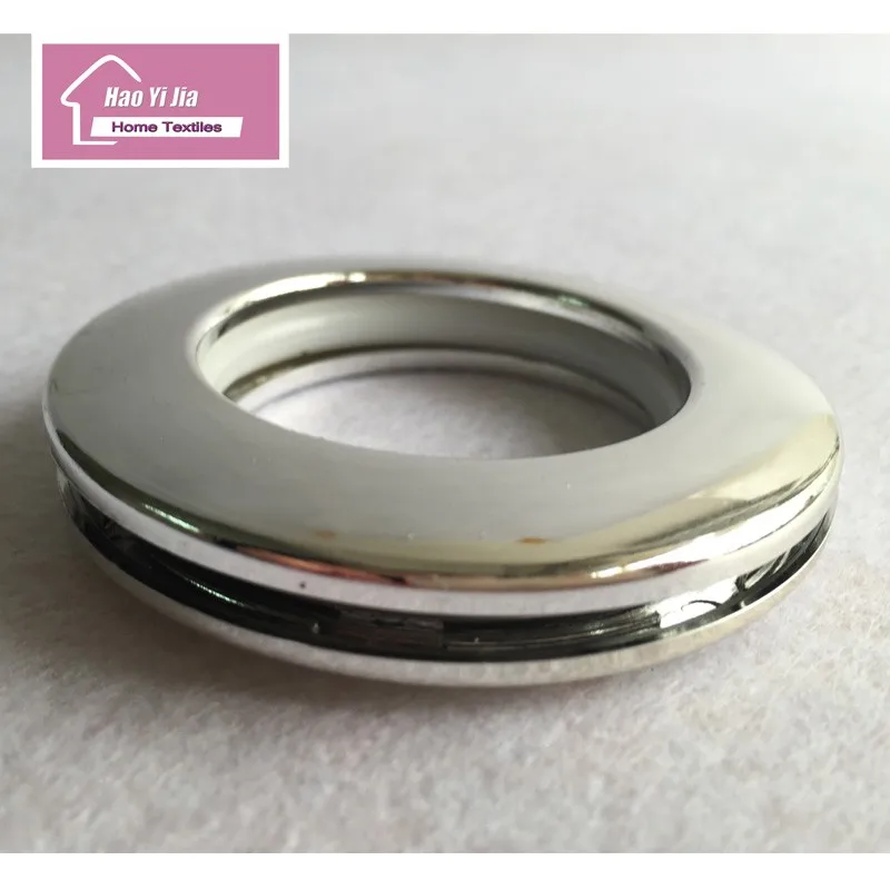15 PS / Lot New High Quality Curtain Accessories Large Roman Ring Eyelets For Curtains 2 Colors Hole-digging Circle 3