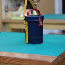Design прямоугольной формы DIY кожа ручной работы сумка-мешок для рисования версия типа бумаги BXK-108 сумка-мешок версия