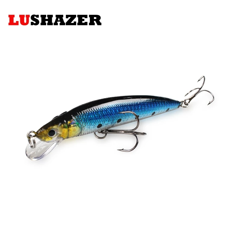 

LUSHAZER Free shipping fishing lures minnow lure hard bait 120mm 16g Wobbler Artificial Swim bait bass baits fishing tackle