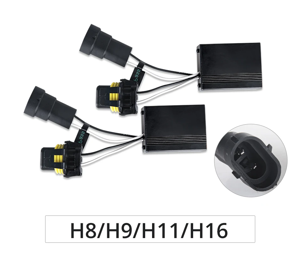 H1 H8 H9 H11 H7 Led Canbus Decoder Warning Canceller Capacitor And Resistor Canbus For Car Headlight Fog Lights 9005 9006 9012 H16 (12)