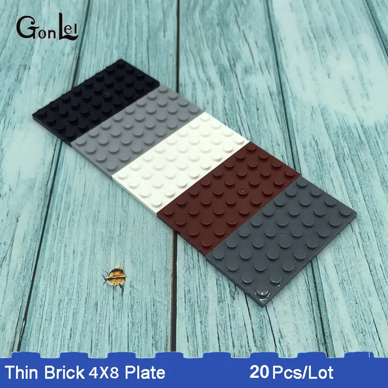 LEGO Lot of 8 Tan 1x1 Plate Building Parts and Pieces