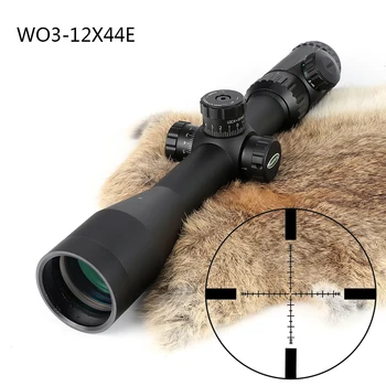 

Tactical Hunting Shooting 3-12X44 Optical Sight P4 Glass Etched Reticle Riflescopes Side Parallax Adjustment Rifle Scope