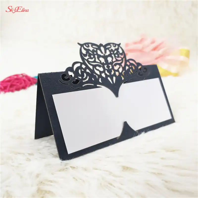 50 Pcs Wine Guest Place Cards Favor Decor Chic Pearlescent Gift Card Wedding Party Table Decoration Supplies 5zsh871 Aliexpress 50 Pcs Wine Guest Place Cards Favor