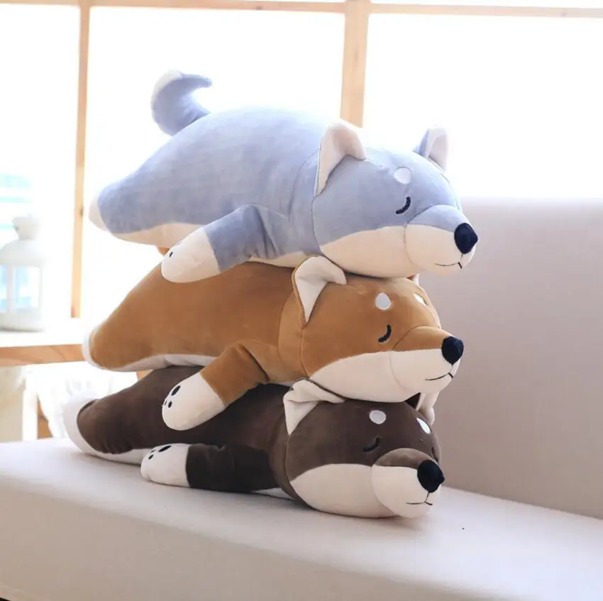 45cm,60cm Big Size Amuse Dog Plush Toy Shiba Inu Toy High Quality