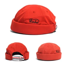 Новинка Skullcap Ретро головной убор моряка мужская шапка помещика Женские однотонные рукава без кепки Регулируемый Хип Хоп Стиль DZM07