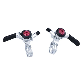

MicroShift Flat Bar Double/Triple 2/3 X 10 Speed Thumb Shifters Bike Berailleur Compatible for Shimano