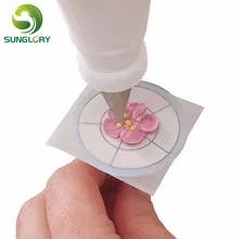 24 шт наклеивающиеся Цветочные шаблоны для ногтей, наклейки с цветами, бумага для выпечки, форма для нарциссов, яблочных цветов, примулы, фиалки, розы