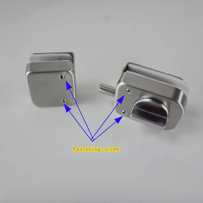 Glass Door Locks, Latches,304 stainless steel,without hole