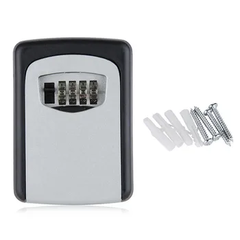 

High Quality Wall Mounted 4 Digit Combination Password Key Storage Security Safe Digital Lock Outdoor Indoor Key Lock Box Safe
