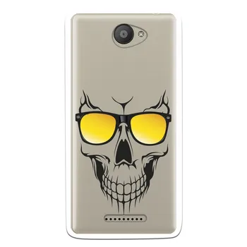 

WP014 skull costume drawing stand case for BQ Aquaris U/U Lite