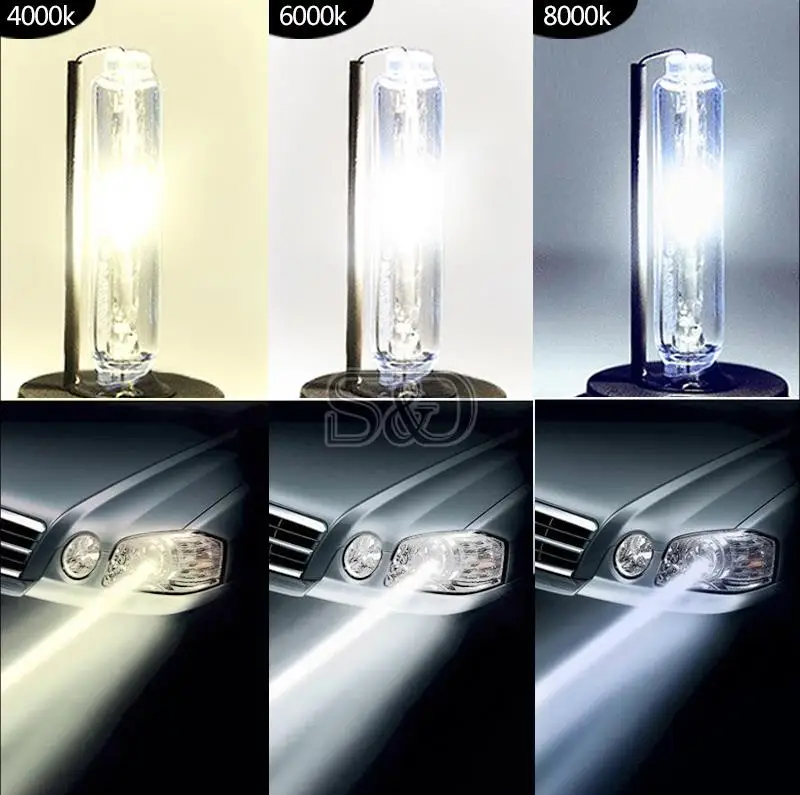 Ксеноновая лампа головного света D010 2 шт. 35 Вт D1S D1R D1C 6000 К|light stand lamp|light rechargeablelight green