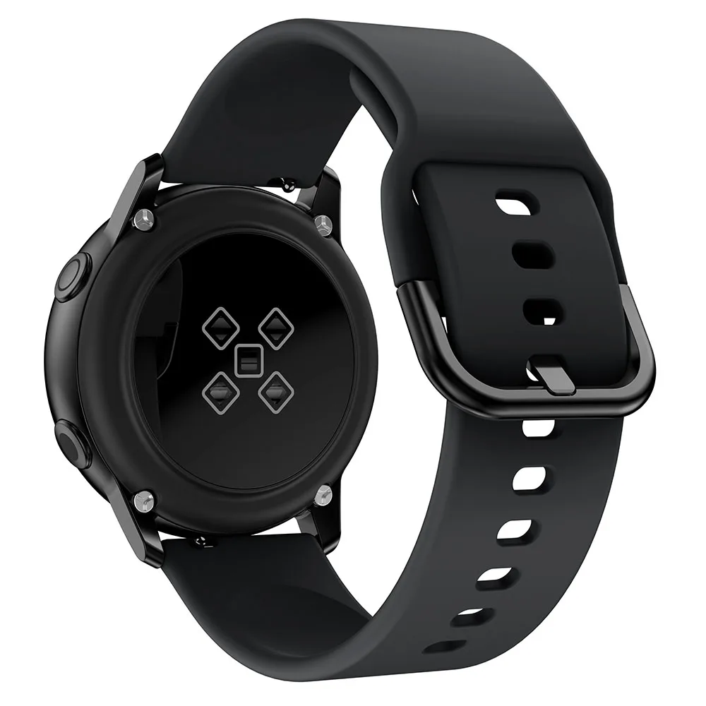 Ремешок для часов Active2 20 мм для samsung Galaxy Watch Active 2 40 мм 44 мм Ремешки для наручных часов силиконовый спортивный браслет