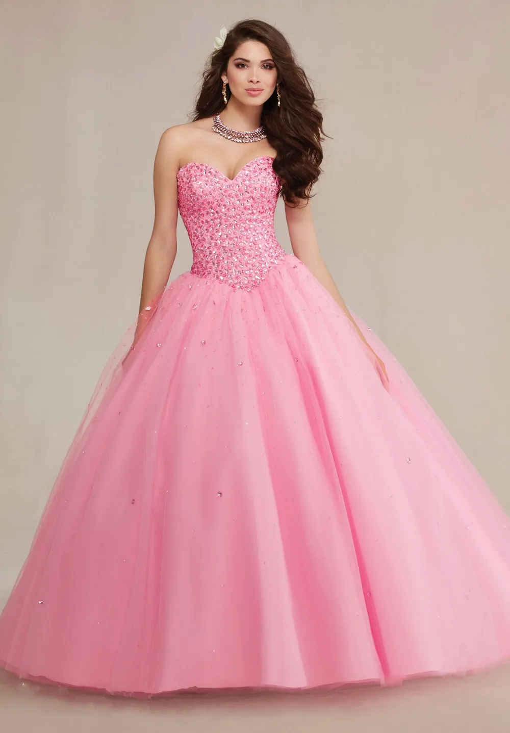 wejanedress 2017 Pink Puffy Quinceanera Dresses vestido Debutante Sweet ...