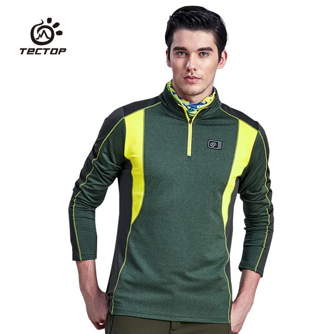

Men Sportswear 1/4 Zipper Quick-drying T-shirt Anti-UV Running Soccer Jerseys Fishing Bike Climbing Travel Beach T-shirt