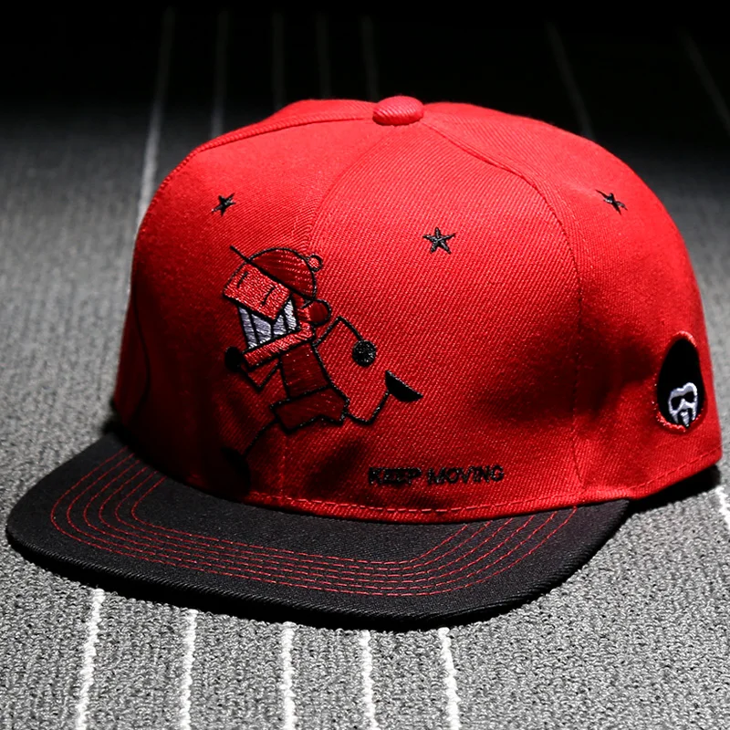 fresh red baseball cap