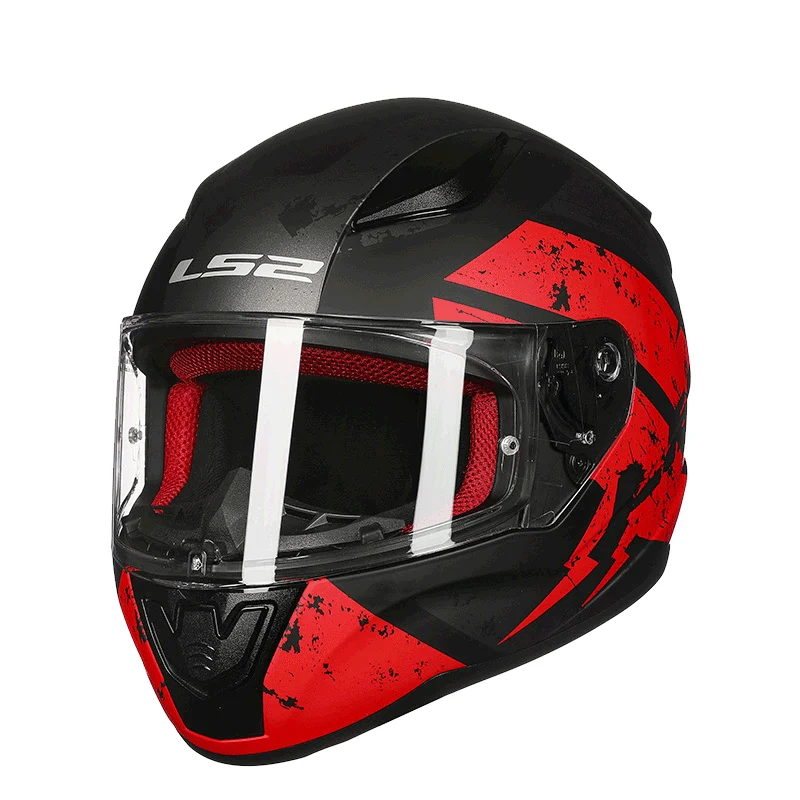 

LS2 FF353 New Motorcycle Full Face Retro Style Helmet Mens casque moto capacete ls 2 RAPID Motorbike Street Racing Helmets Adult