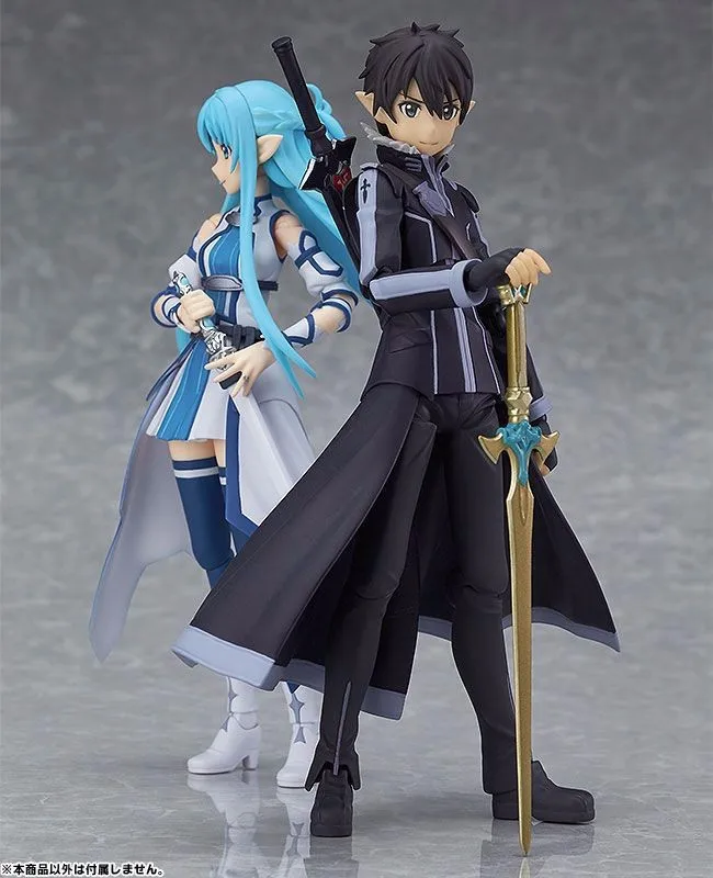 Figma Аниме Sword Art Online 15 см Ausna kirigaya kazuto штучная фигурка игрушки